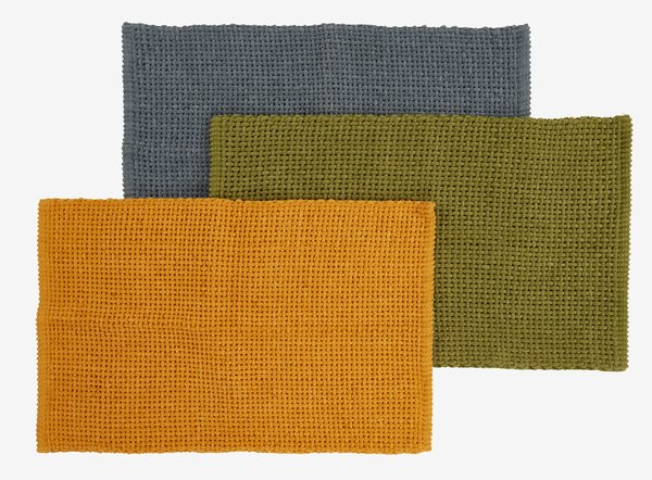 Tapis de bain NOLVIK 70x120 jaune KRONBORG