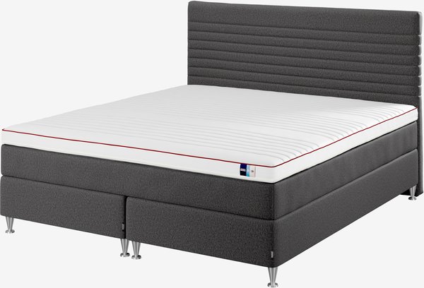 Boxspring 180x200 TEMPRAKON C250 grijs-47