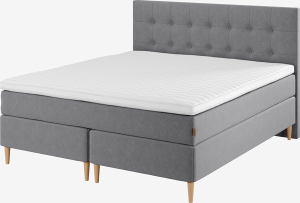 Jenkkisänky 160x200 LYGNA GC30 harmaa-23 DREAMZONE