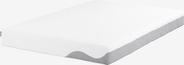 Матрац безпружинний 140x200см WELLPUR GLOMMA GF30 сірий