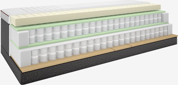 Elektrisch bed 90x200 TEMPRAKON ULA grijs-47
