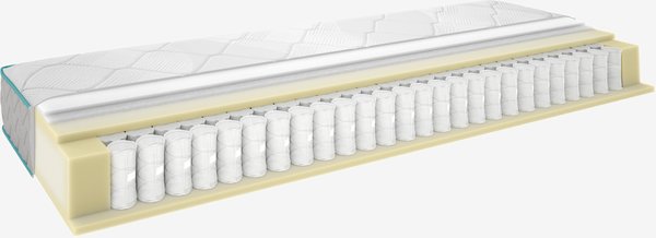 Matelas à ressorts 140x200cm MERINOS S200