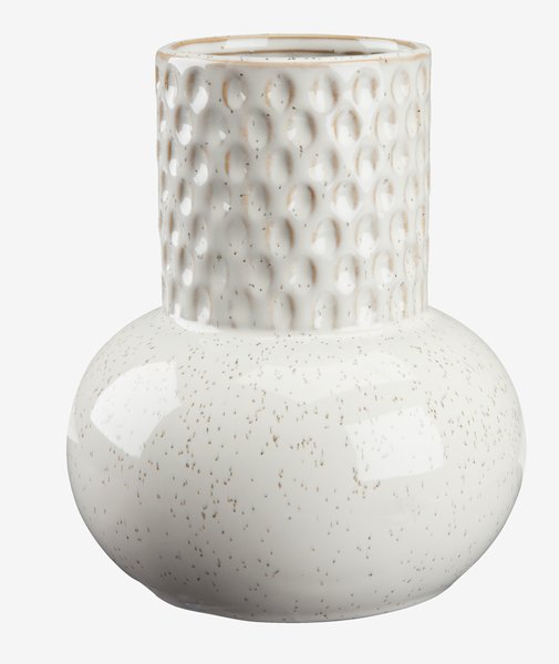 Váza INGBERT Ø15xV18 cm biela