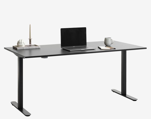 Stôl s nastaviteľnou výškou SVANEKE 70x140 čierna