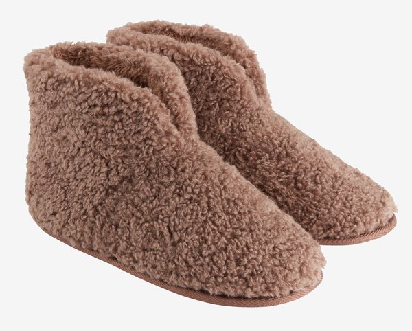 Pantoffels SIKFORS teddy maat 36-45 assorti