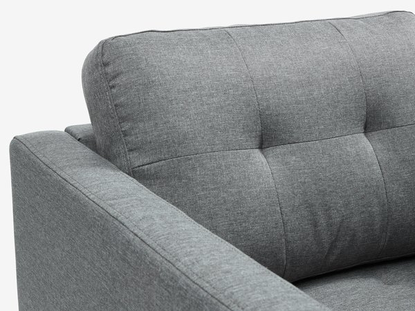 Fauteuil FALSLEV tissu gris