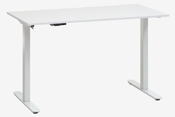 Bureau ajustable en hauteur SVANEKE 60x120 blanc