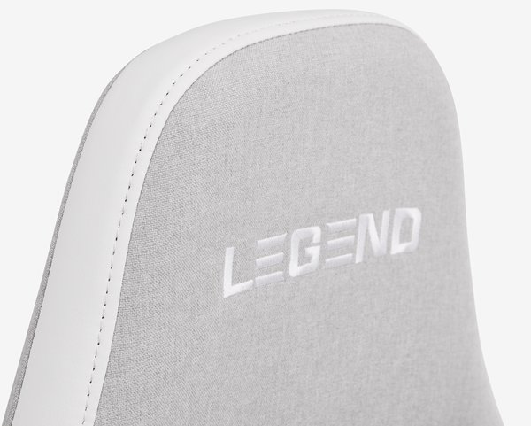 Крісло геймерське NIBE білий/беж тканина