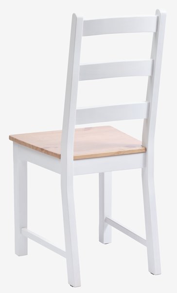 Jedálenská stolička VISLINGE prírodná/biela
