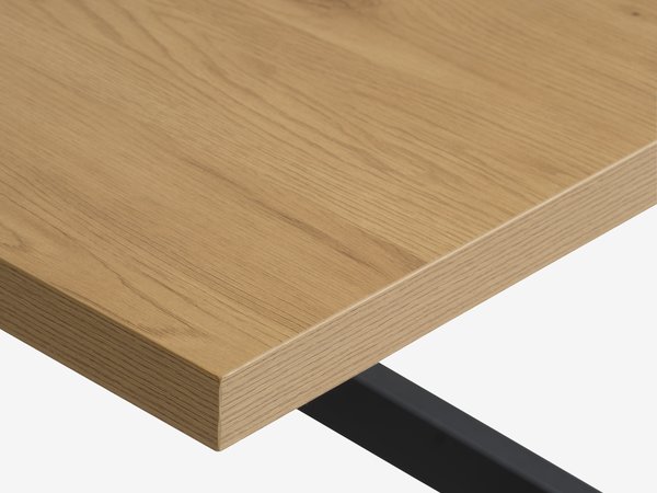 NORTOFT L200 warm oak + 4 THORUP beige/natural oak