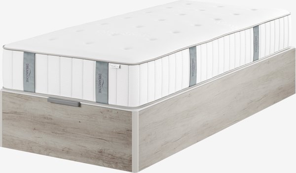 Canapé 90x190cm URUNDA GA55 gris claro