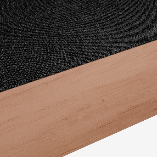 Canapé 135x190cm URUNDA GA55 negro