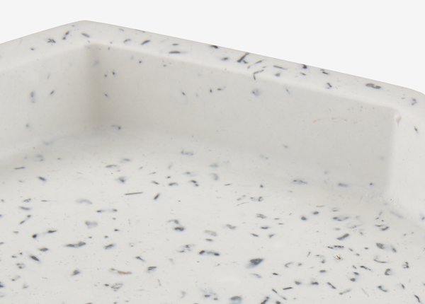 Decorative tray JESPER W14xL25cm white | JYSK