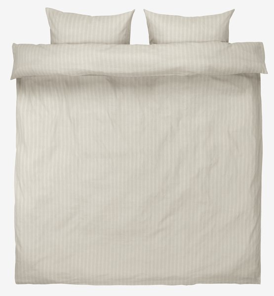 Duvet cover set KARMEN King sand