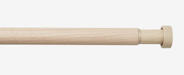 Curtain pole NATURE 90-160cm wood-look