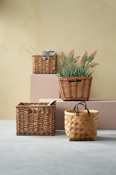 Panier HALFRED l32xL32xH23cm naturel