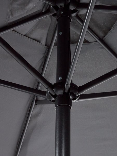 Ombrellone grande NAPPEDAM Ø250 cm grigio scuro