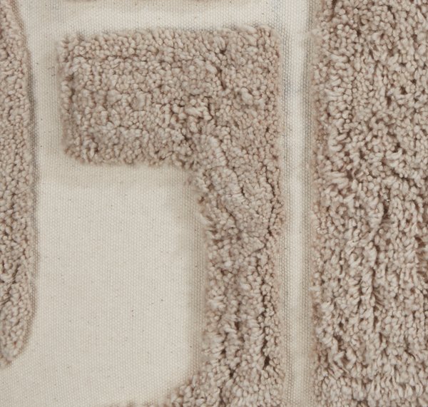 Cushion DVERGFAKS 45x45 grey/beige