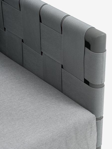 Комплект мебели IANO 5 места сив