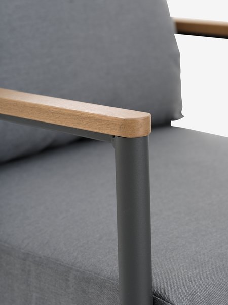 Loungesæt ODDESUND 4.5-pers. grå