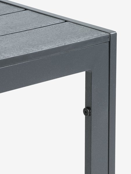 Mesa de jardín JERSORE A70xL70 negro