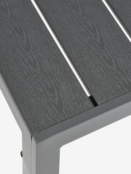JERSORE L140 table + 4 MELLBY chaises noir