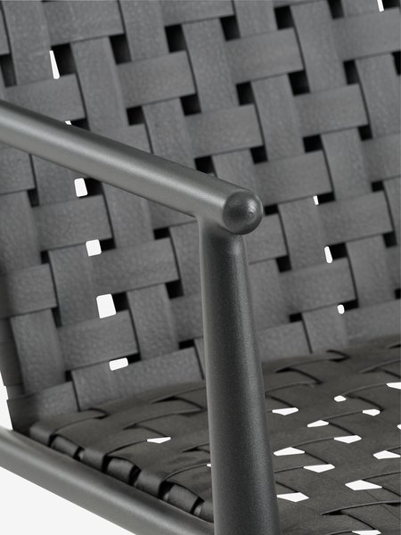 Lounge-Sessel EDDERUP schwarz