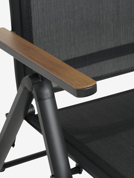 Lettino prendisole BREDSTEN P79xL187 cm nero