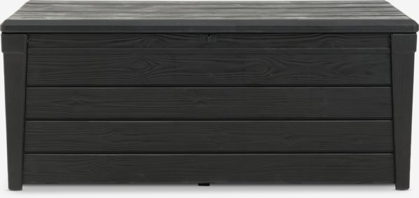 Coffre à coussins SVENDBORG l145xH60xP69 gris foncé