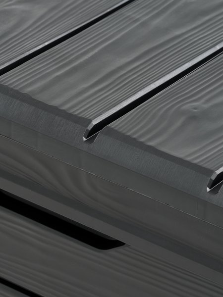 Coffre à coussins SVENDBORG l145xH60xP69 gris foncé