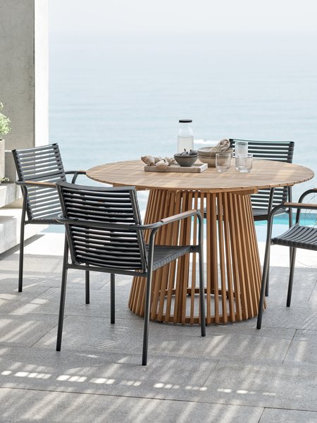 UDBYNEDER діам.120см тик + 4 NABE чорний