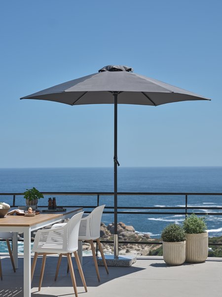 Market parasol NAPPEDAM D250 dark grey