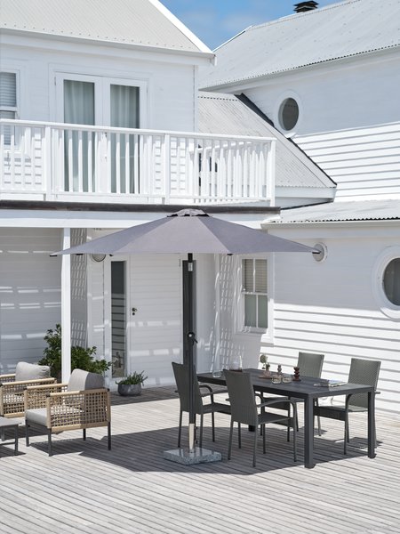 Parasol HALK Ø300 gris foncé
