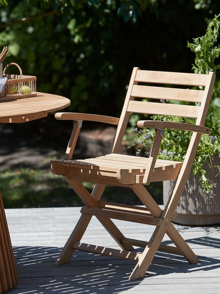 Folding chair VESTERHAVET teak