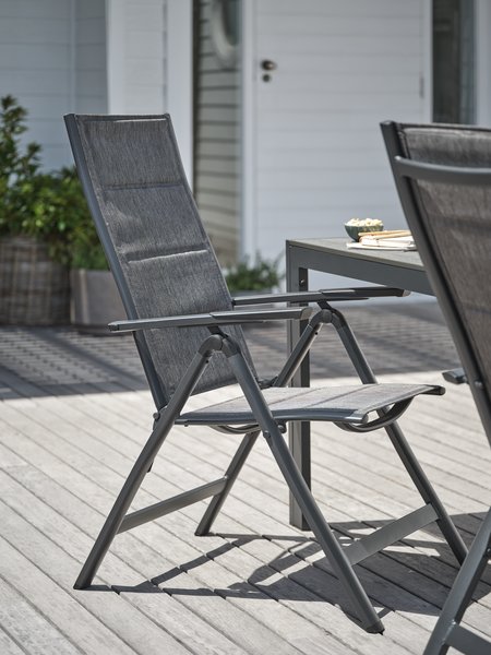 Regulerbar stol MYSEN grå