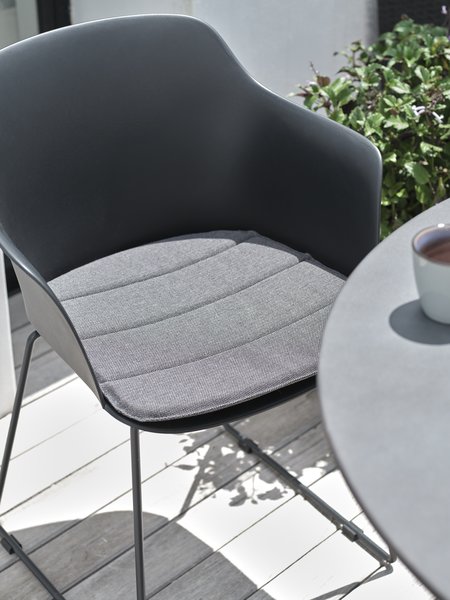 Μαξιλάρι κήπου γ/κάθισμα καρέκλας SANDVED σκούρο γκρι