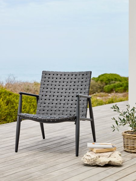 Lounge-Sessel EDDERUP schwarz