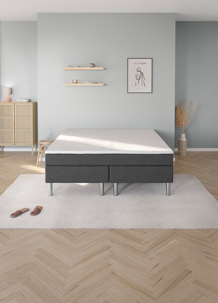 Kontinentalseng 180x200cm VERMA BC5 grå-22