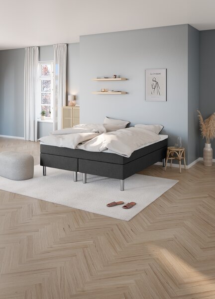 Kontinentalseng 180x200cm VERMA BC5 grå-22