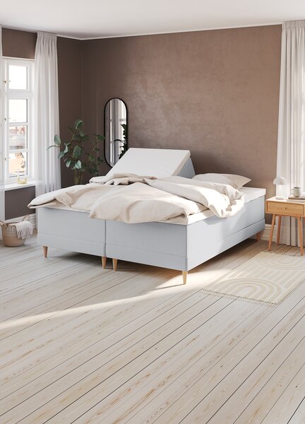 Elevationsseng 180x210cm DUNLOPILLO OSA E300 grå-32
