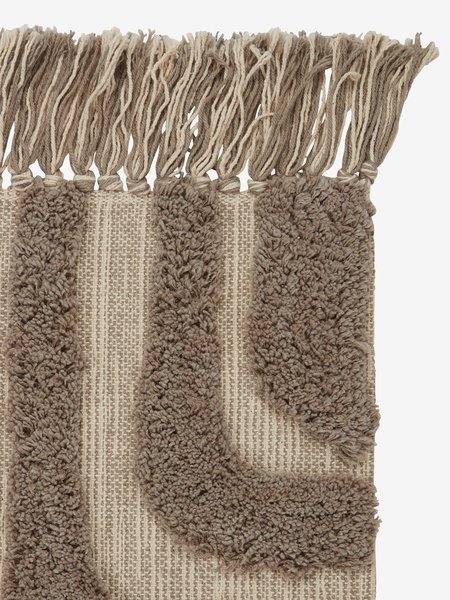 Rug BERGASTER 65x200 brown/beige