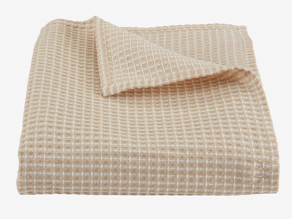 Bedspread KORNBLOMST 220x220 beige