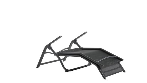 Deckchair LOMMA W63xL130 black