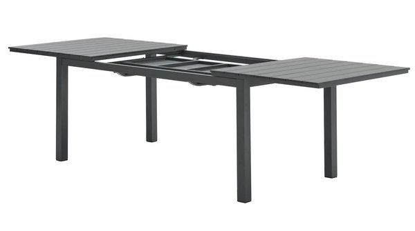 Tuintafel VATTRUP B95xL172/276 zwart