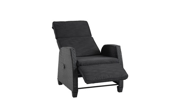 Fauteuil lounge DOVRE noir