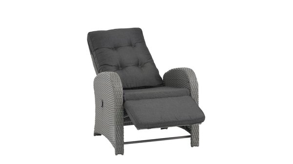 Fauteuil lounge STORD gris