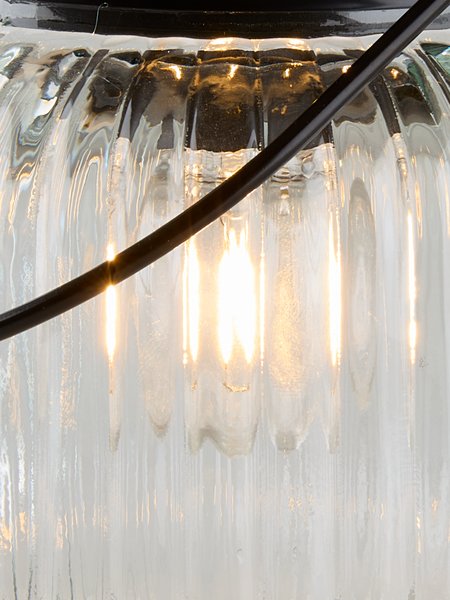 Lampe à piles FASAN Ø13xH12cm transparent