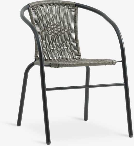 Silla apilable GRENAA negro