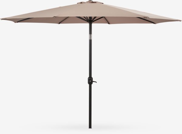 Parasol AGGER Ø300 sable foncé