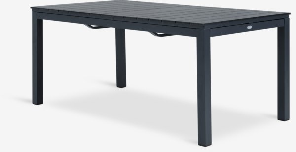 Tuintafel VATTRUP B95xL170/273 zwart